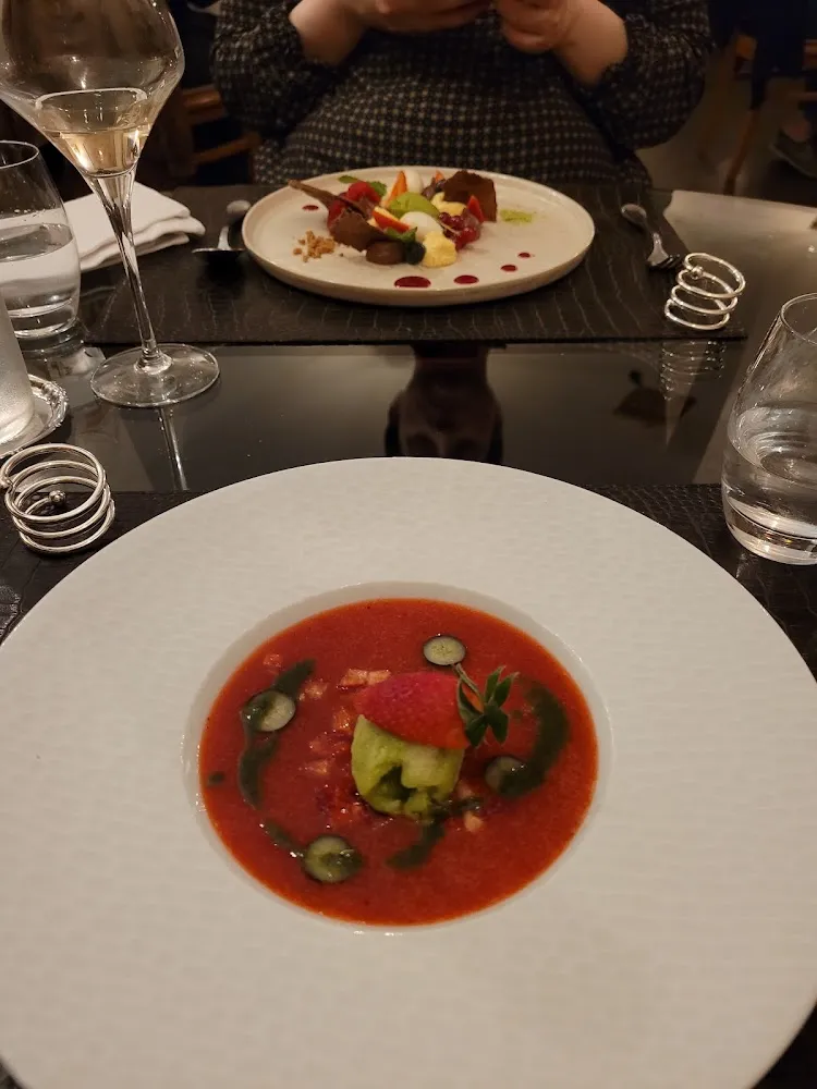 Soupe de Fraises Au Basilic